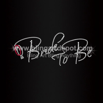 Bride To Be Rhinestone Iron On Transfers